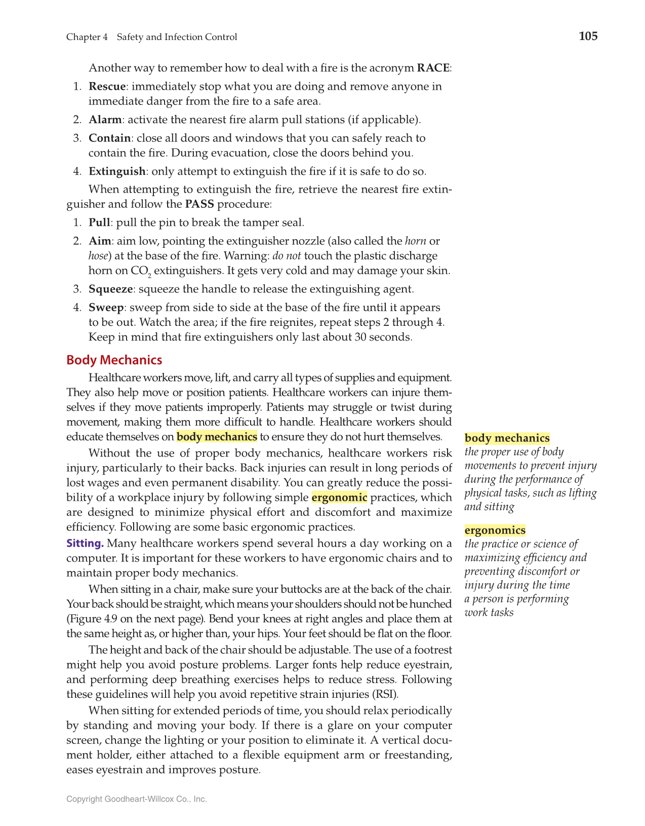 Health Science: Concepts and Applications, 1st Edition page 105
