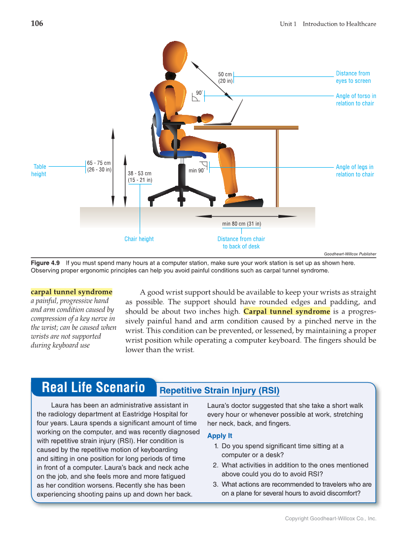 Health Science: Concepts and Applications, 1st Edition page 106