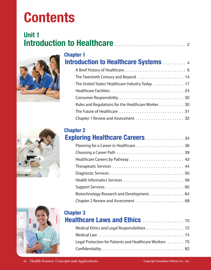 Health Science Pdf Health Science: Concepts and Applications, 1st Edition page v