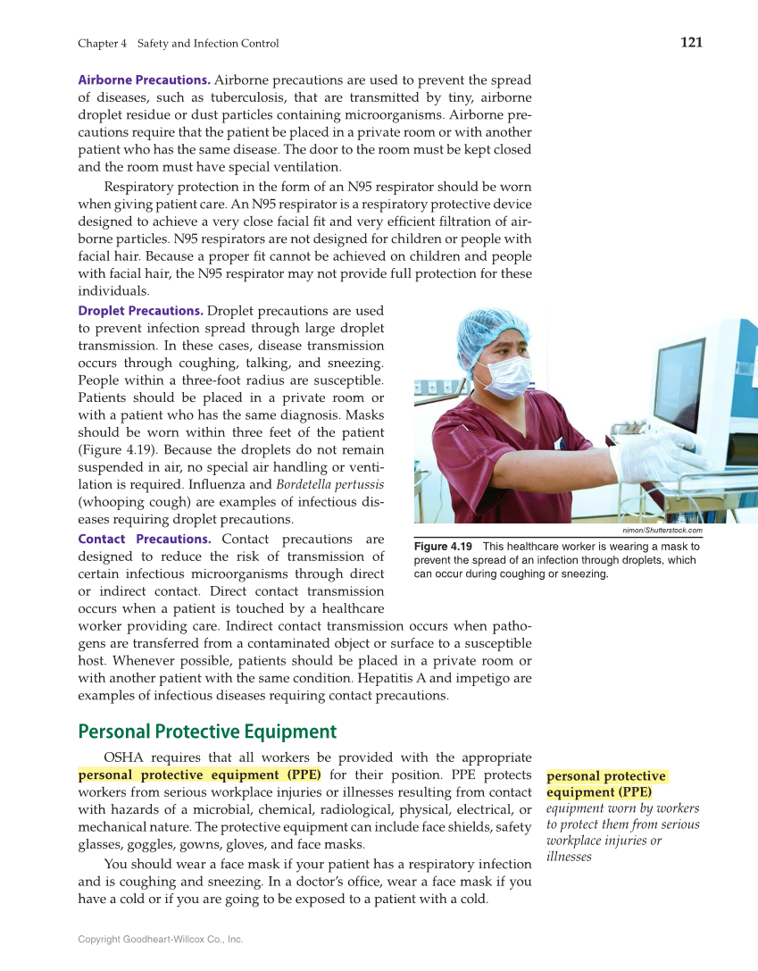 Health Science: Concepts and Applications, 1st Edition page 121