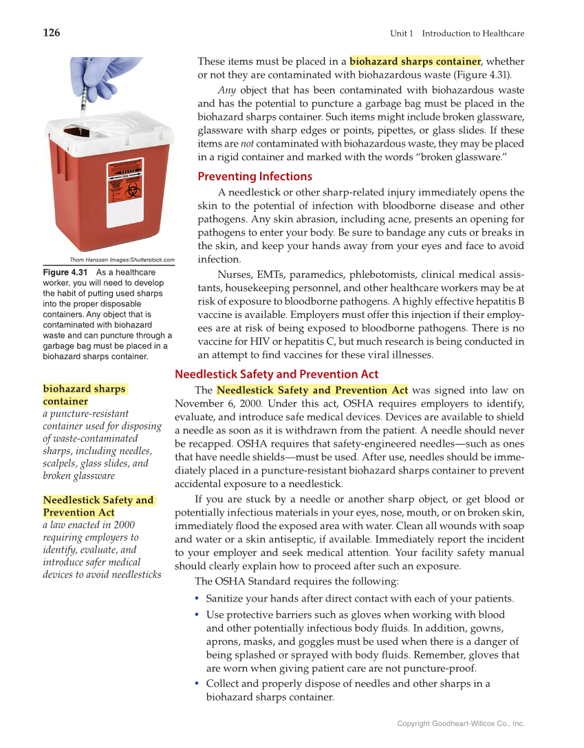 Health Science: Concepts and Applications, 1st Edition page 126