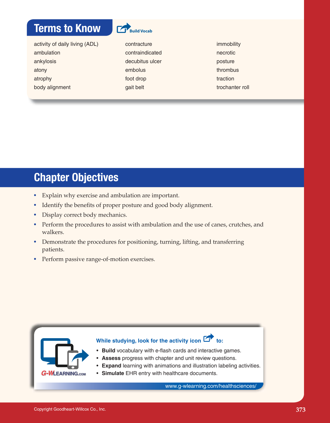 Health Science: Concepts and Applications, 1st Edition page 373