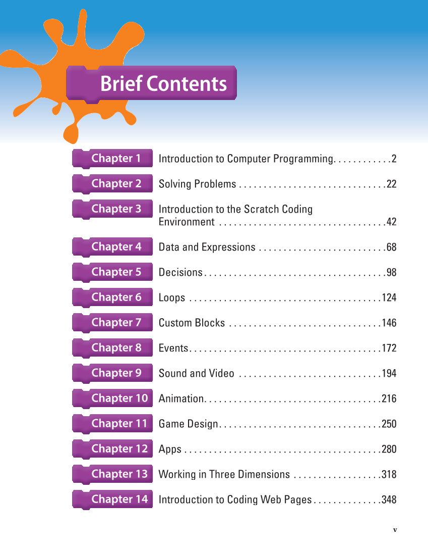 Introduction to Computer Science: Coding, 1st Edition page v