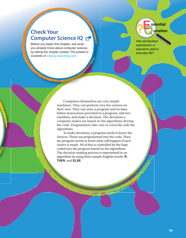 Introduction to Computer Science: Coding, 1st Edition page 99