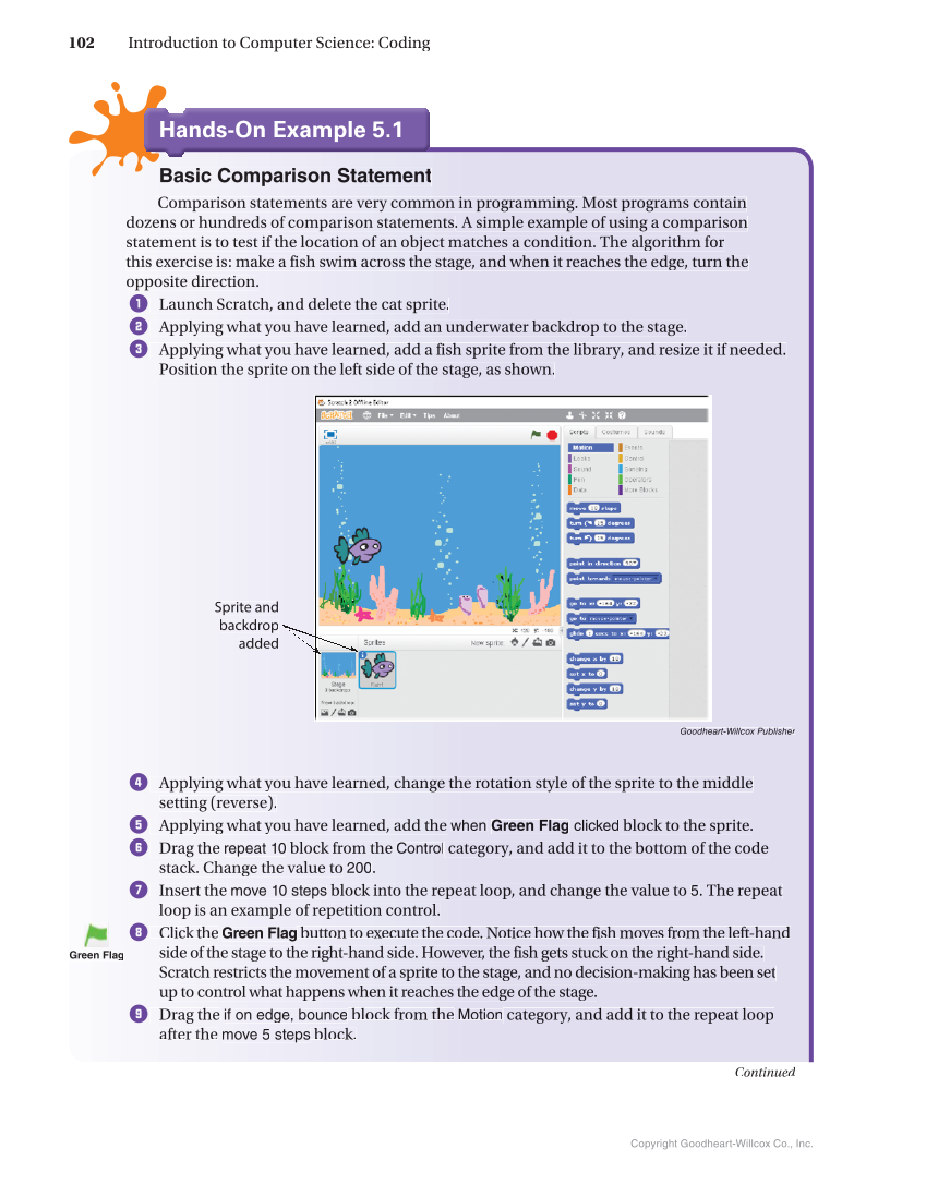 Introduction to Computer Science: Coding, 1st Edition page 102