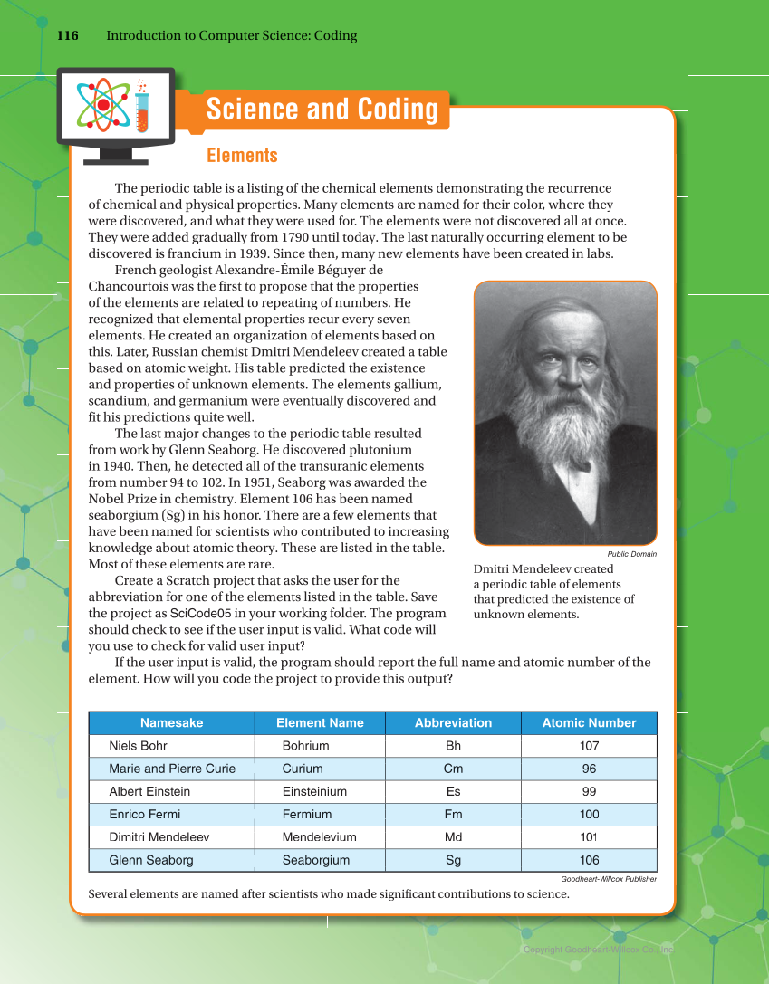 Introduction to Computer Science: Coding, 1st Edition page 116