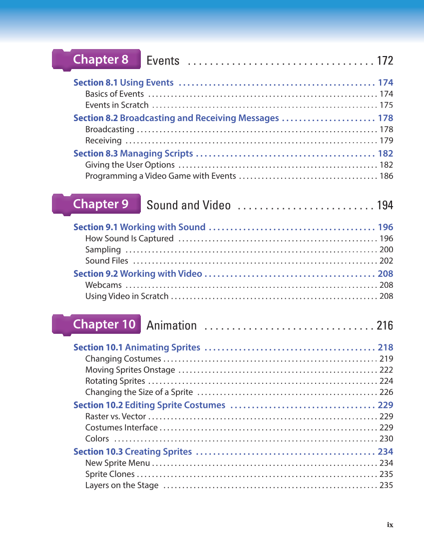 Introduction to Computer Science: Coding, 1st Edition page ix