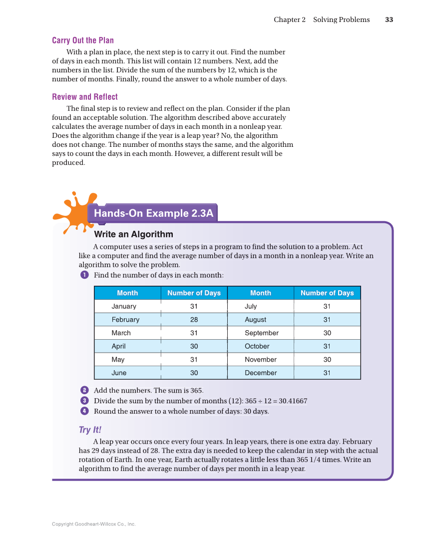 Introduction to Computer Science: Coding, 1st Edition page 33