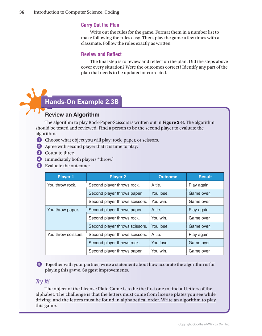 Introduction to Computer Science: Coding, 1st Edition page 36