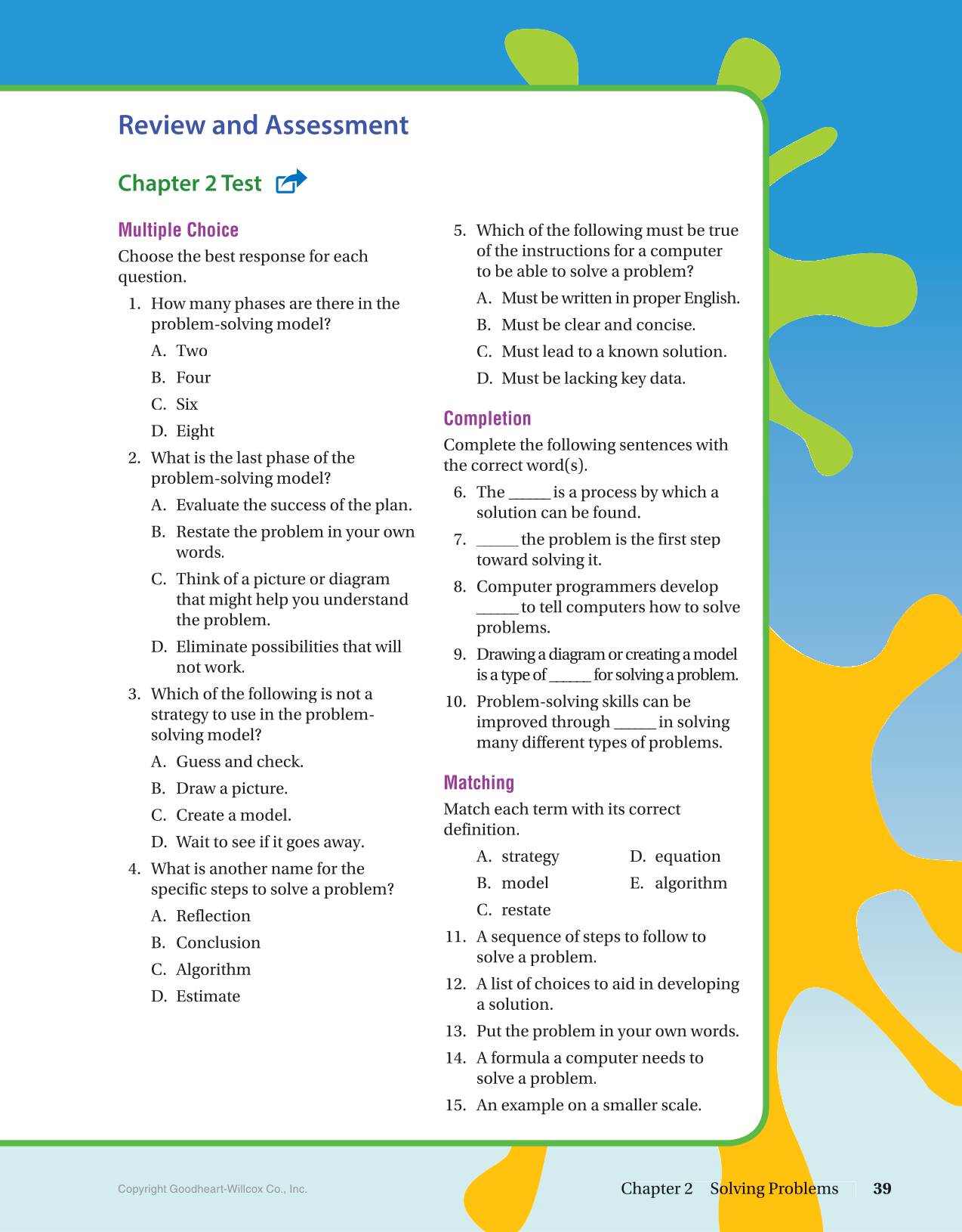 Introduction to Computer Science: Coding, 1st Edition page 39