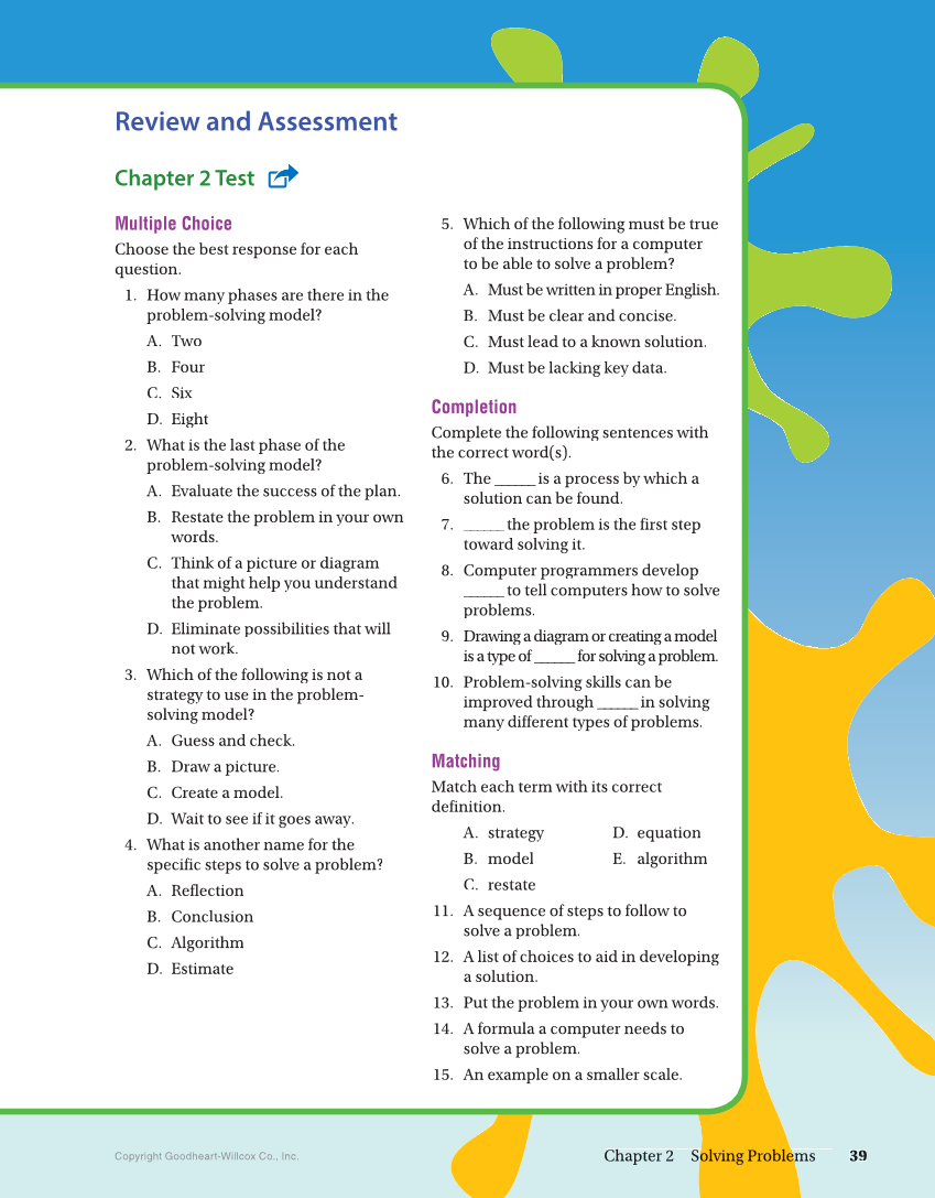 Introduction to Computer Science: Coding, 1st Edition page 39