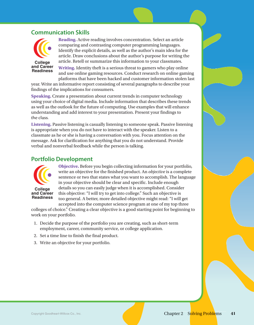 Introduction to Computer Science: Coding, 1st Edition page 41