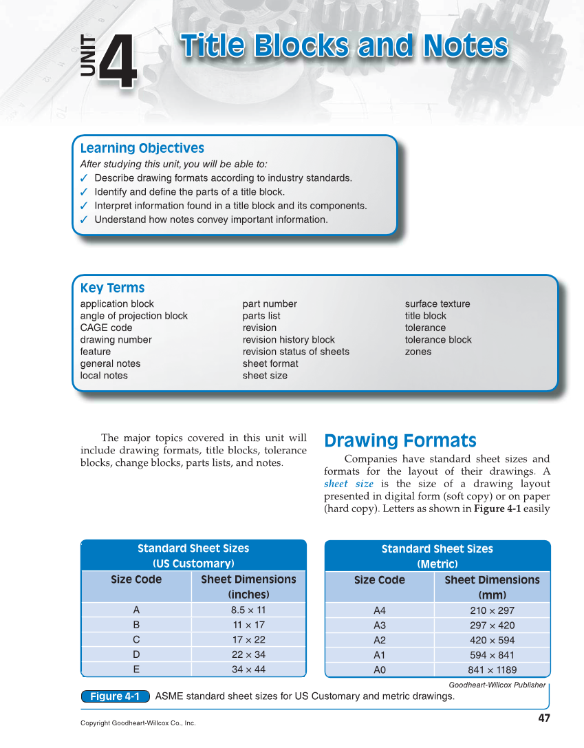 Machine Trades Print Reading, 6th Edition page 47