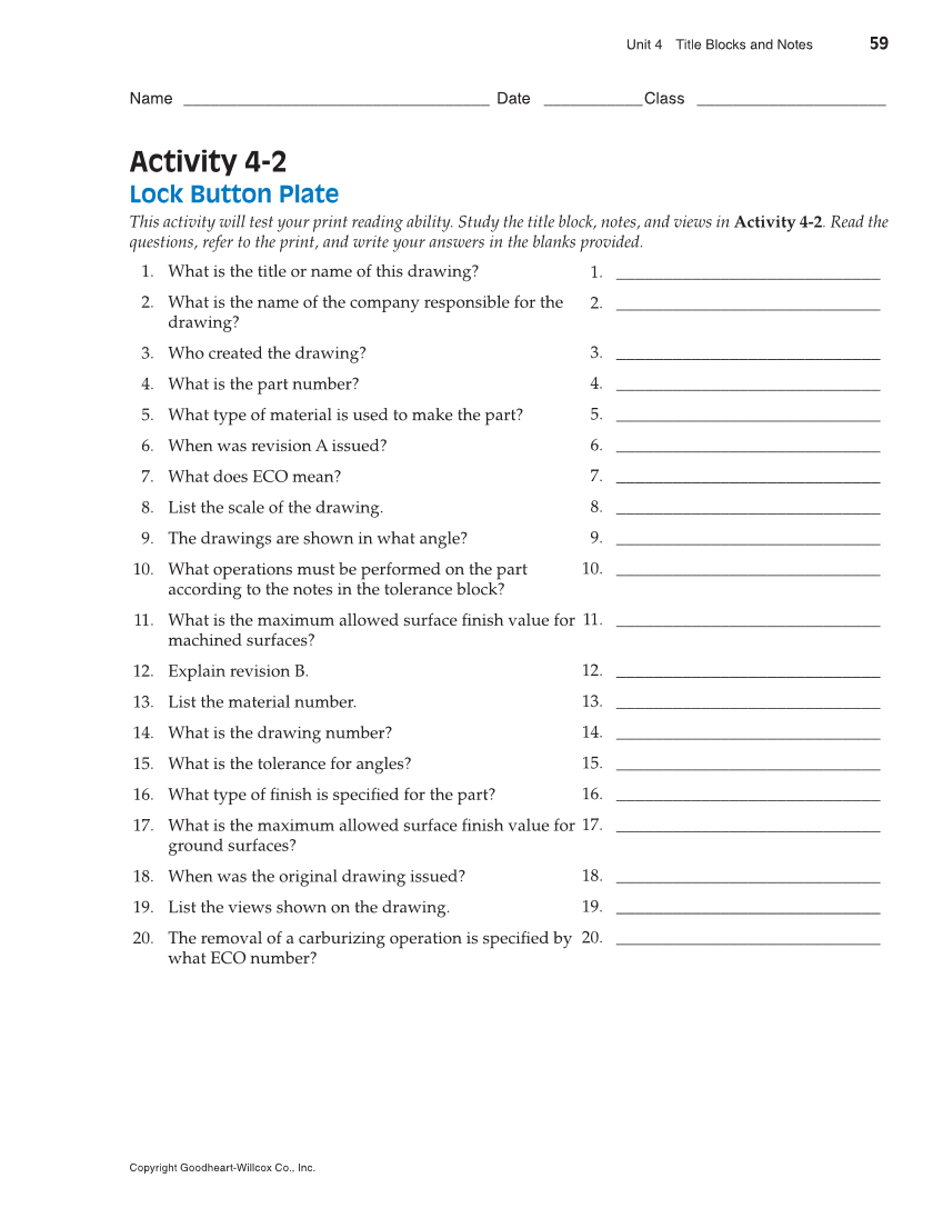 Machine Trades Print Reading, 6th Edition page 59