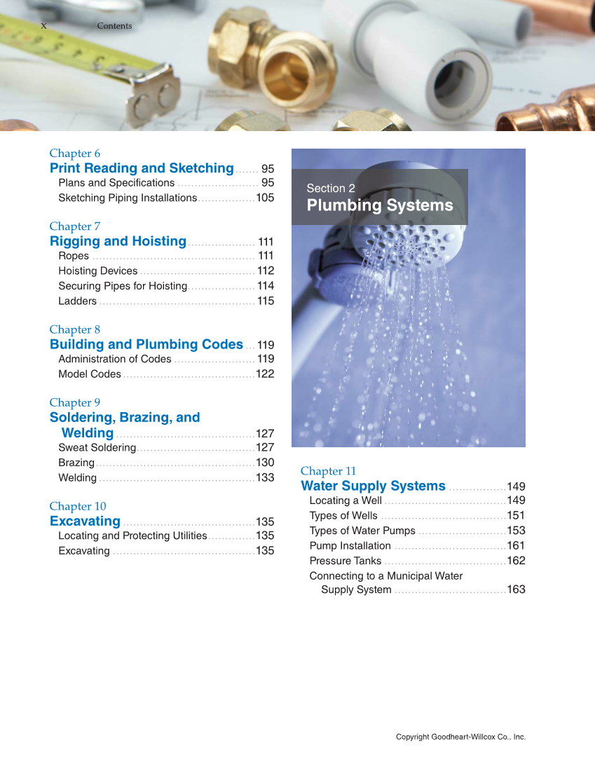 Modern Plumbing, 8th Edition page x