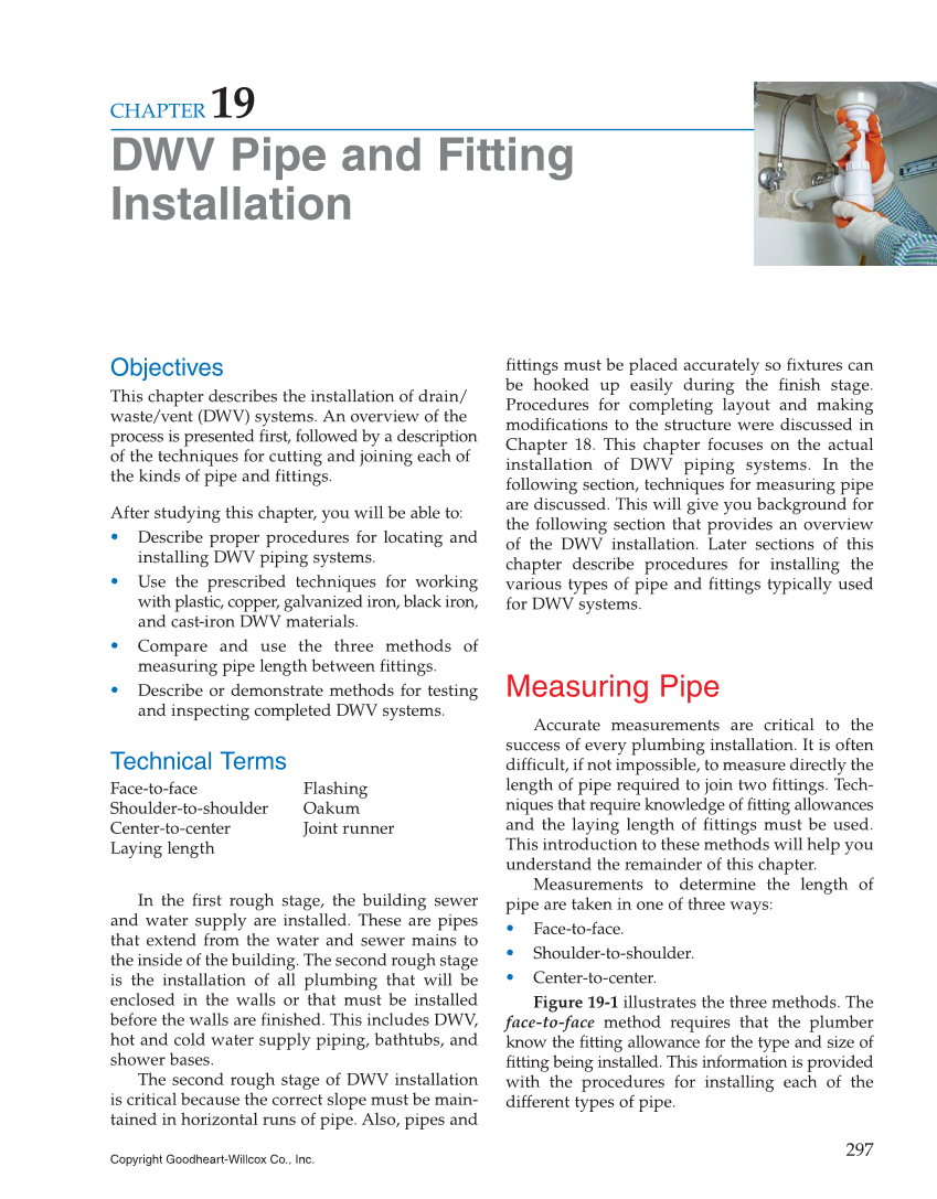 Modern Plumbing, 8th Edition page 297