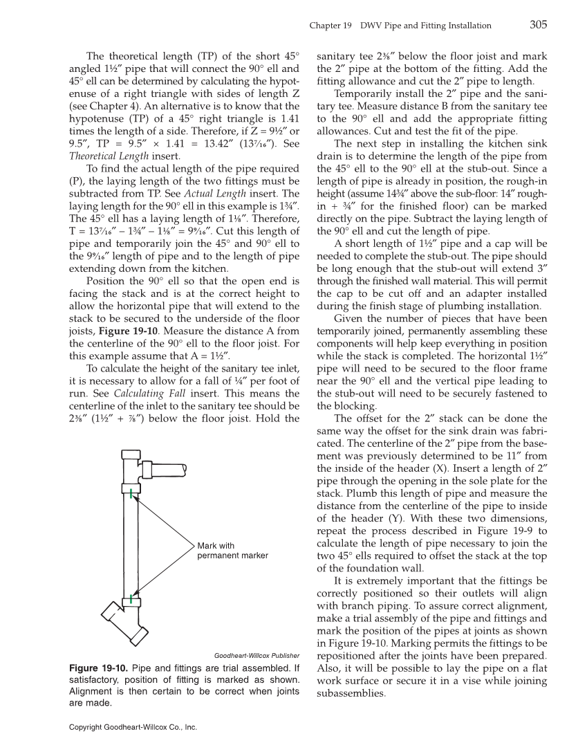 Modern Plumbing, 8th Edition page 305