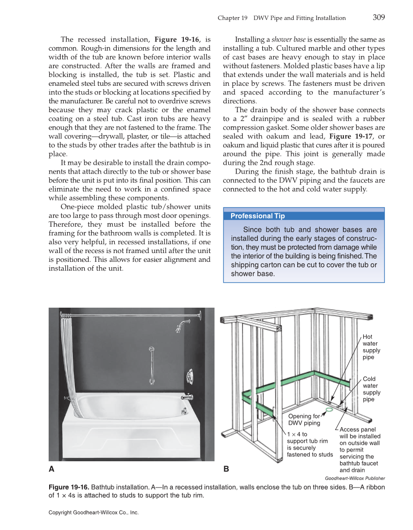Modern Plumbing, 8th Edition page 309