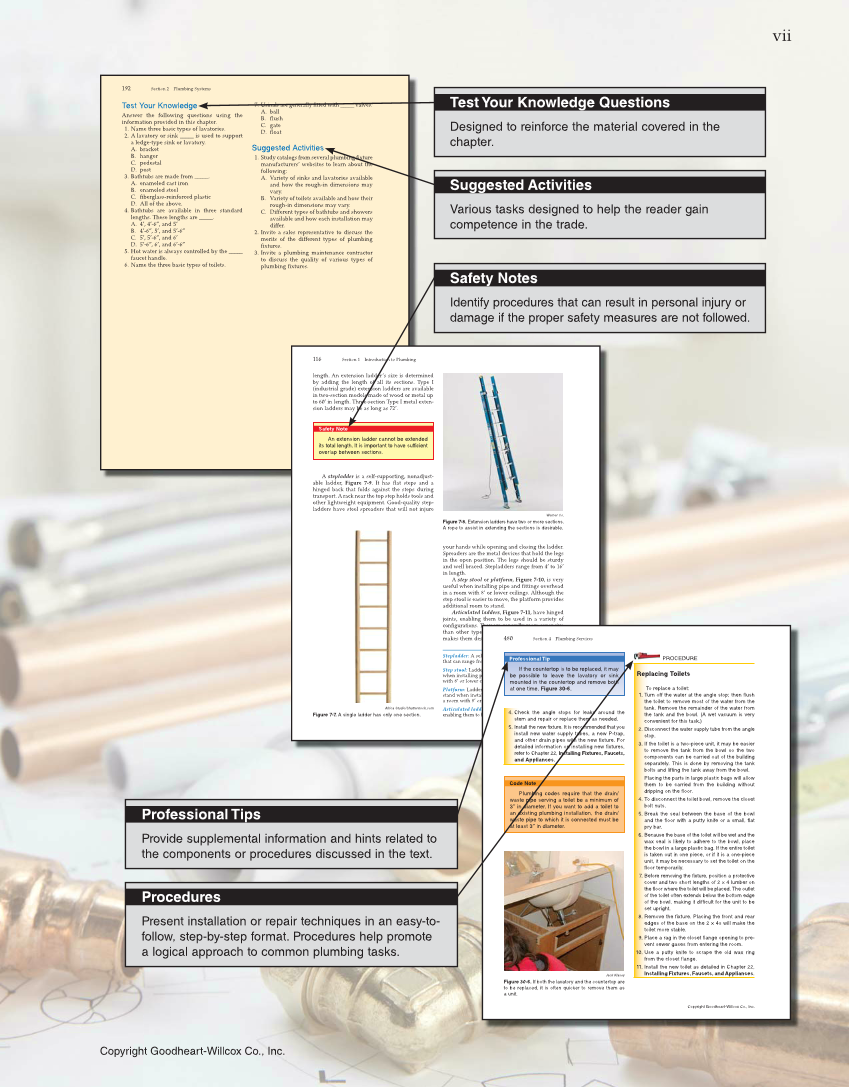 Modern Plumbing, 8th Edition page vii