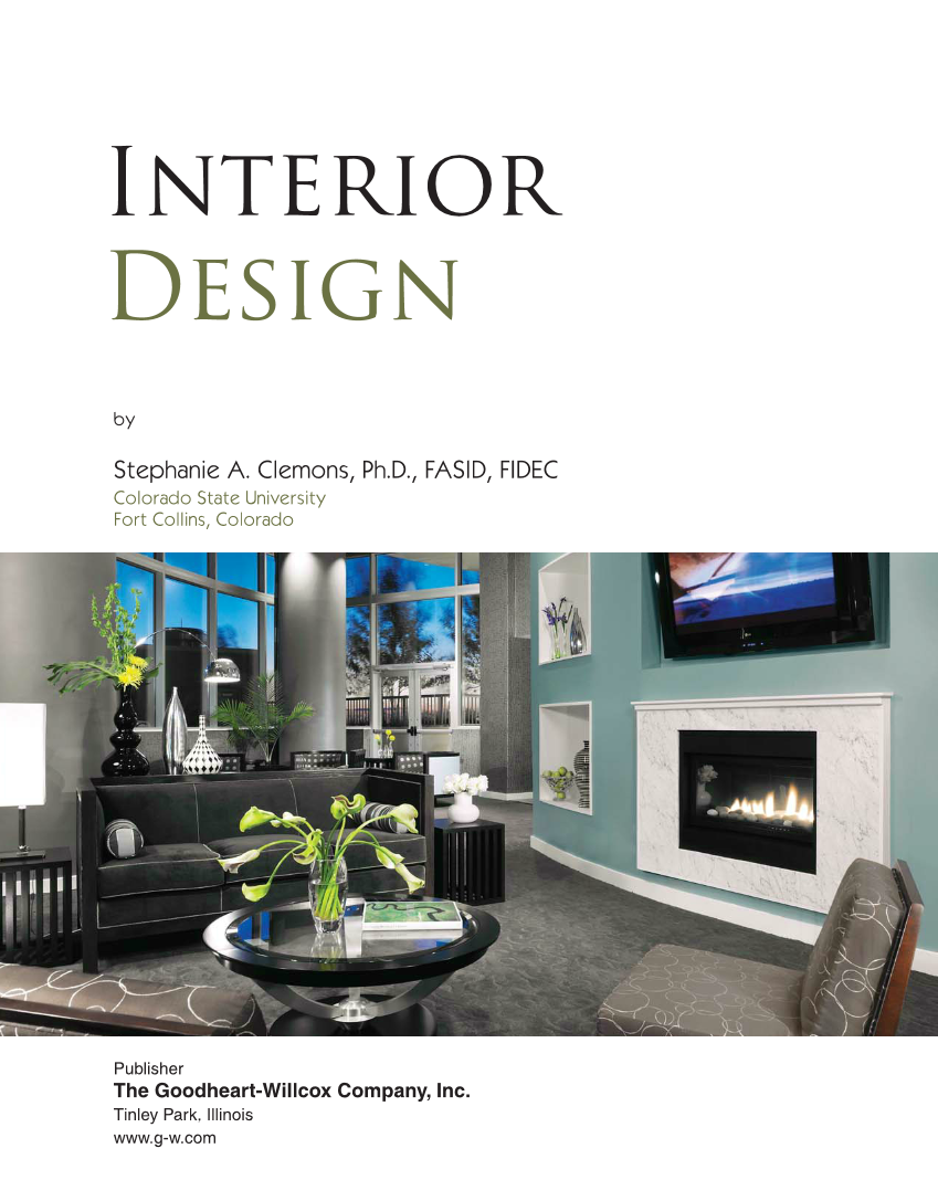 Interior Design, 1st Edition page i