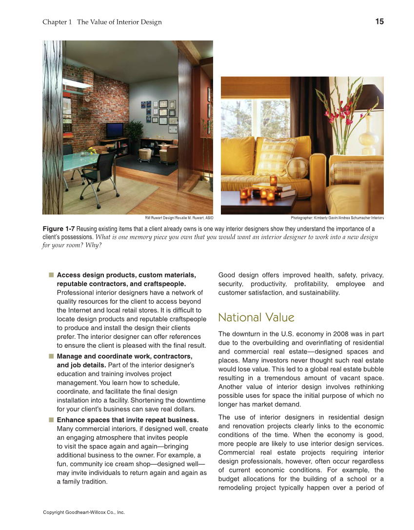 Interior Design, 1st Edition page 15