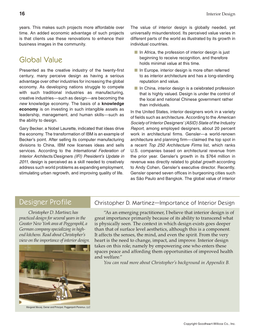 Interior Design, 1st Edition page 16