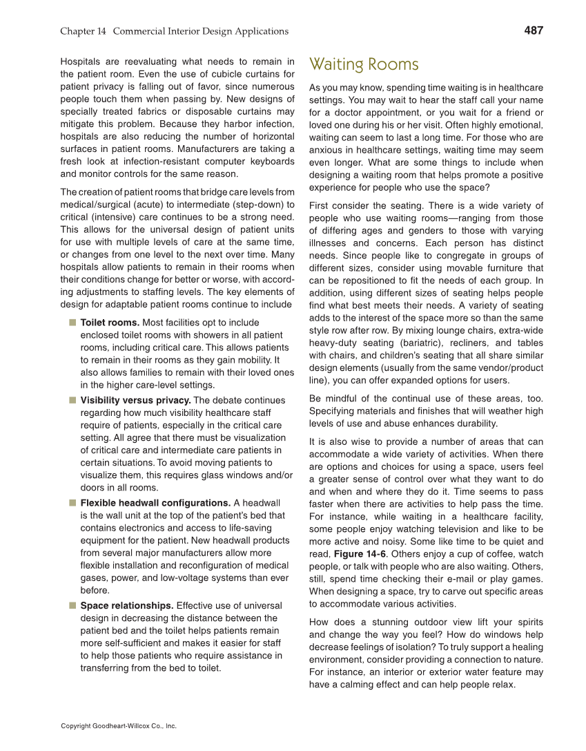 Interior Design, 1st Edition page 487
