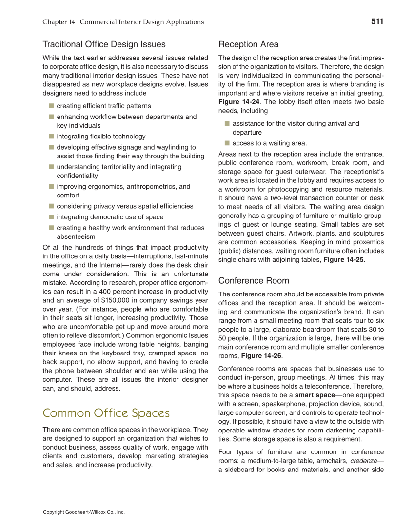 Interior Design, 1st Edition page 511