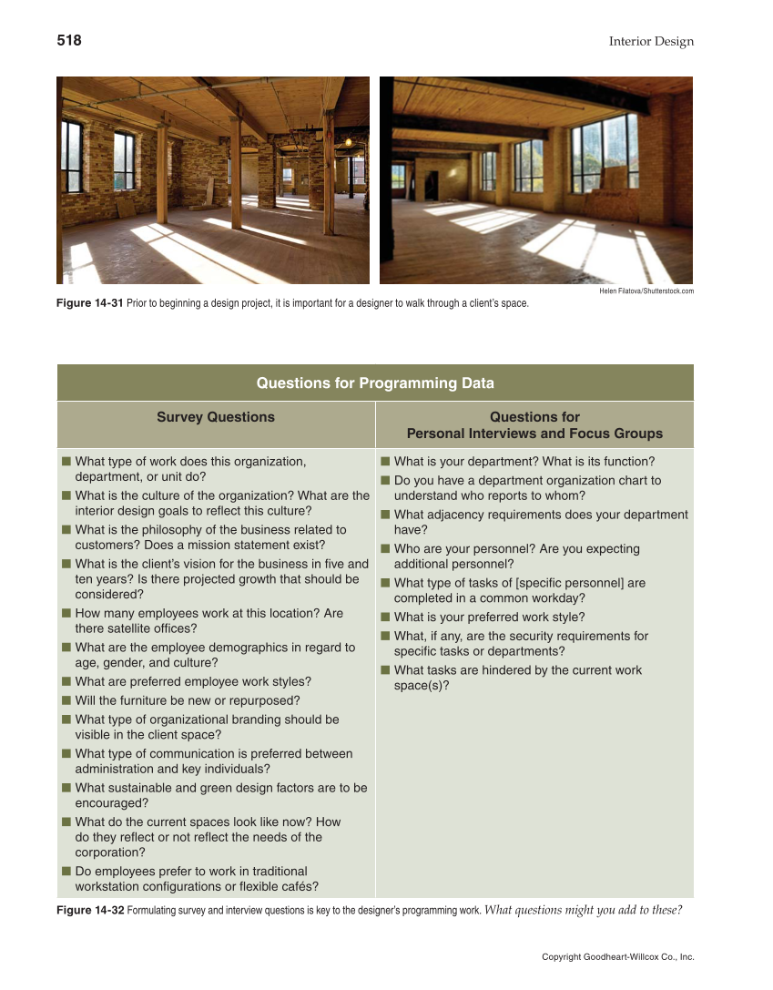 Interior Design, 1st Edition page 518