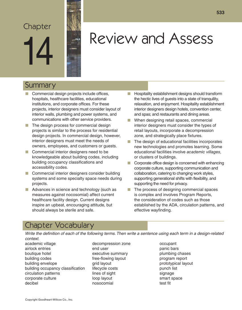 Interior Design, 1st Edition page 533