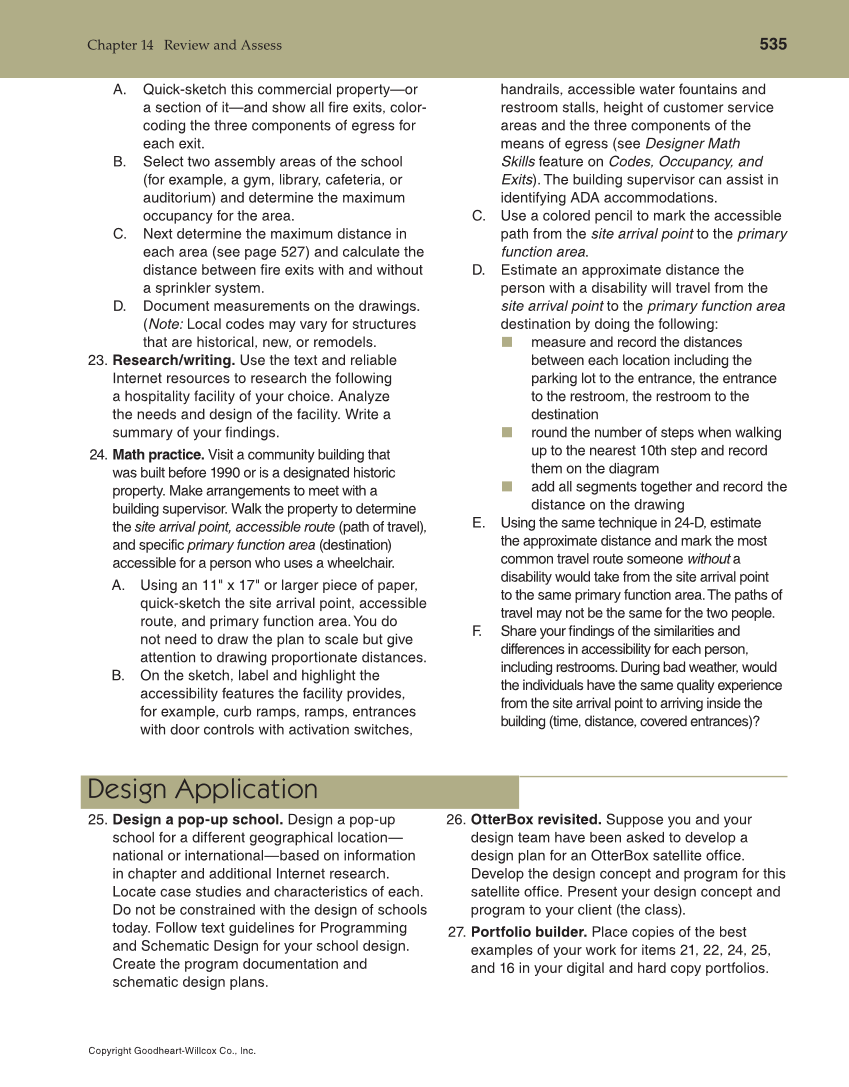 Interior Design, 1st Edition page 535