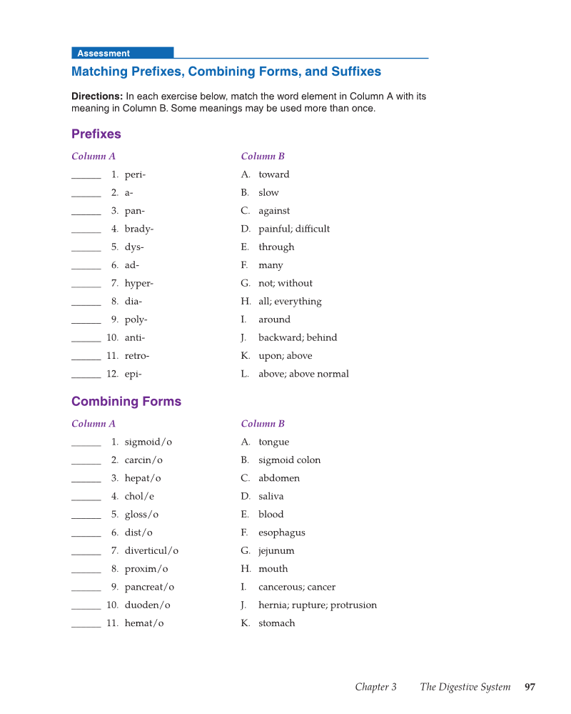 Medical Terminology: Mastering the Basics, 1st Edition page 97