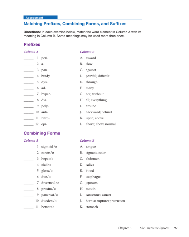 Medical Terminology: Mastering the Basics, 1st Edition page 97