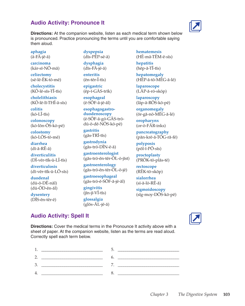 Medical Terminology: Mastering the Basics, 1st Edition page 103