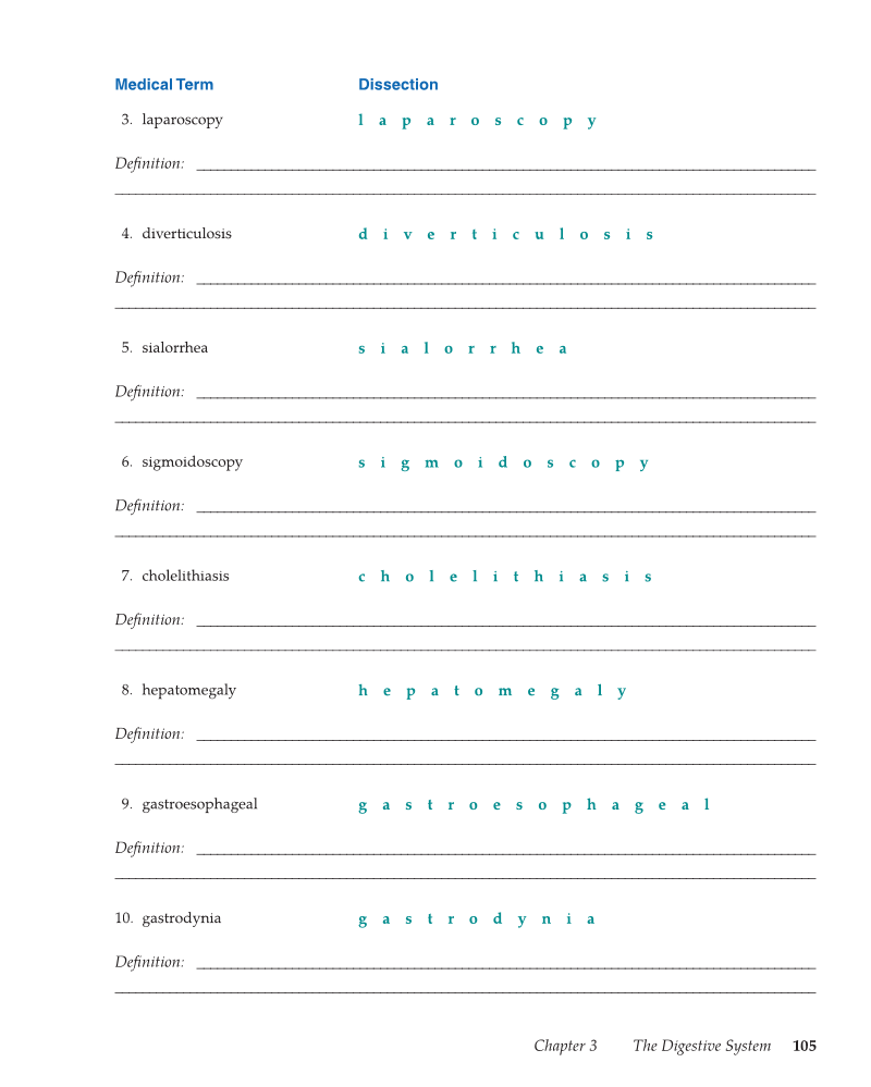 Medical Terminology: Mastering the Basics, 1st Edition page 105