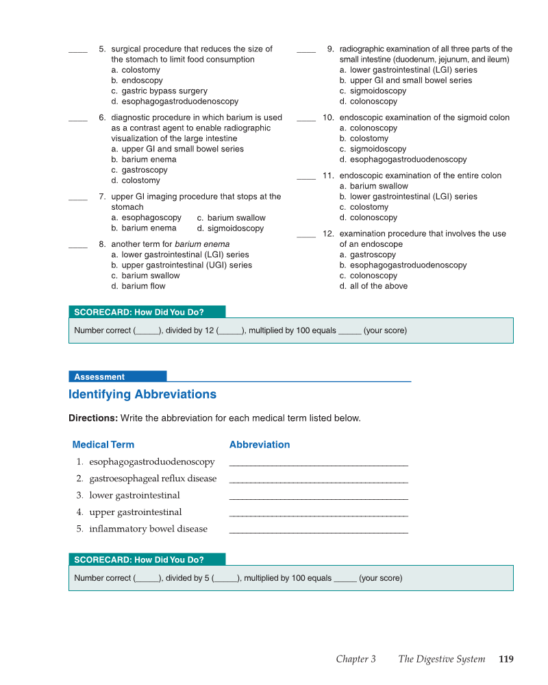 Medical Terminology: Mastering the Basics, 1st Edition page 119