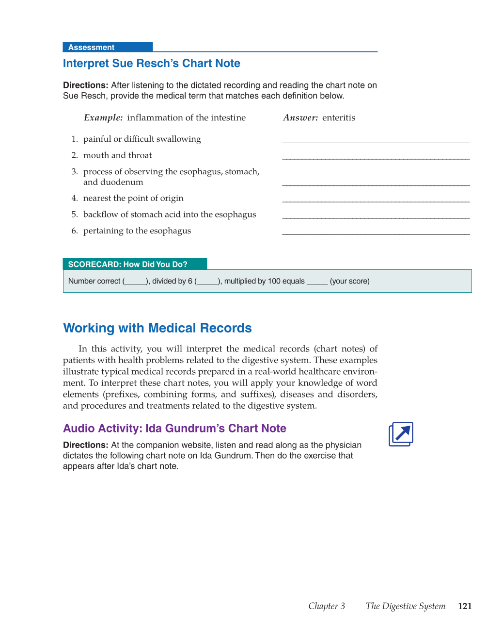 Medical Terminology: Mastering the Basics, 1st Edition page 121