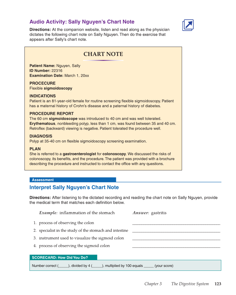 Medical Terminology: Mastering the Basics, 1st Edition page 123