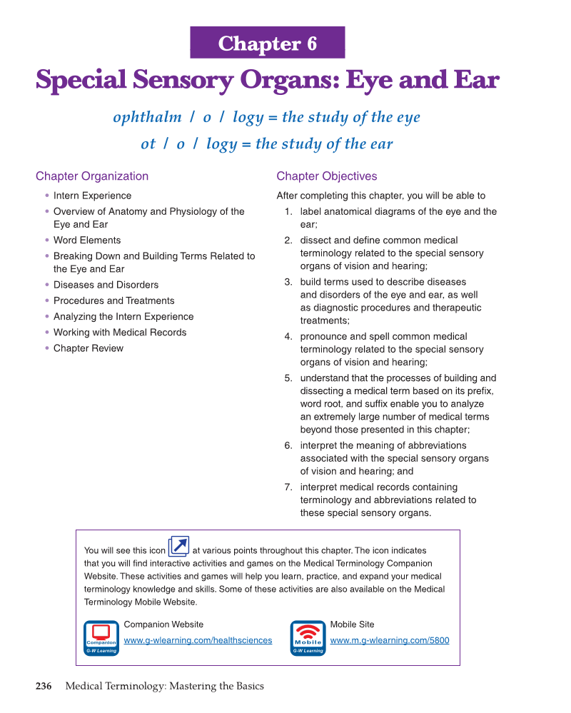 Medical Terminology: Mastering the Basics, 1st Edition page 236