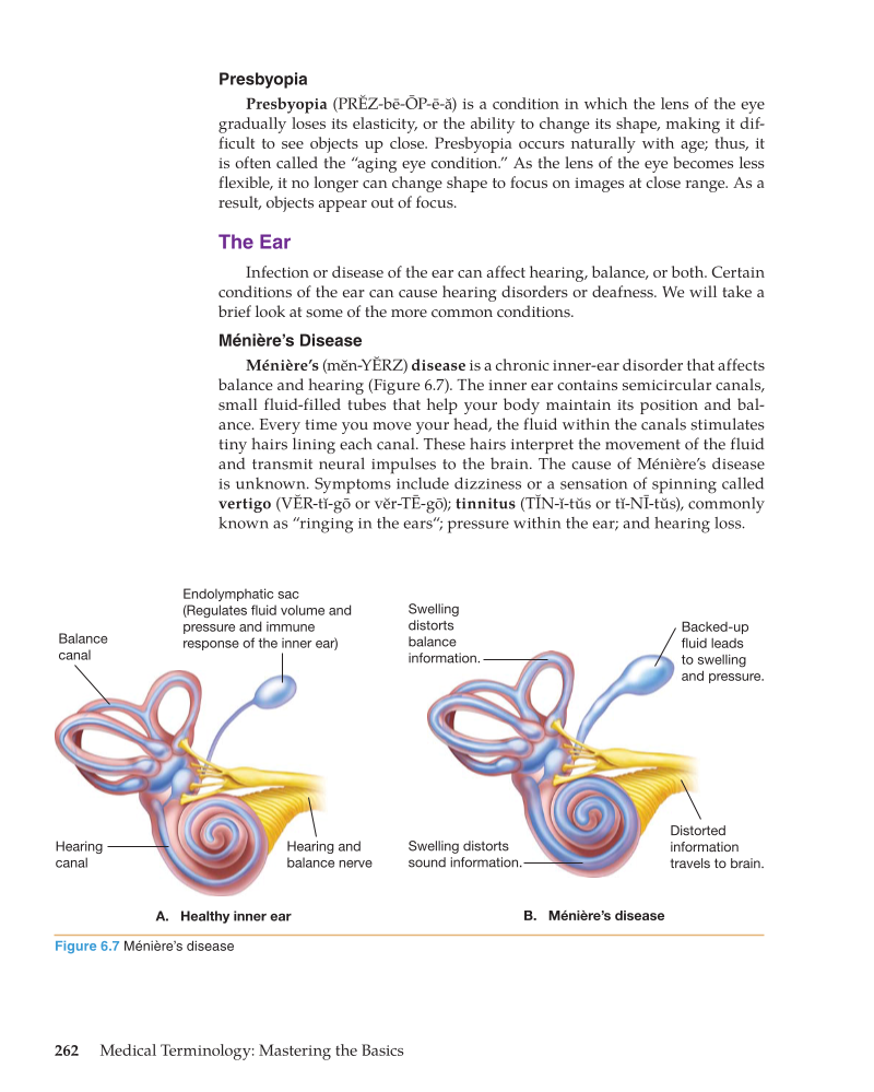 Medical Terminology: Mastering the Basics, 1st Edition page 262