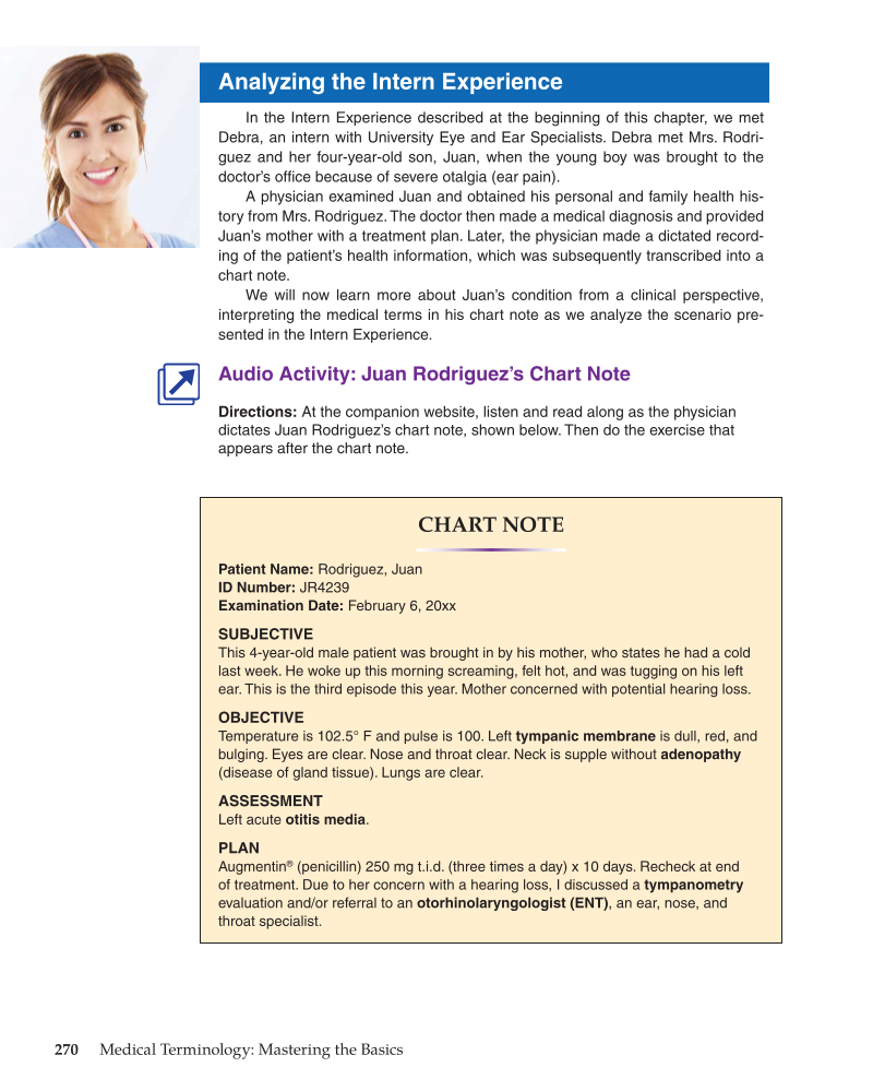Medical Terminology: Mastering the Basics, 1st Edition page 270