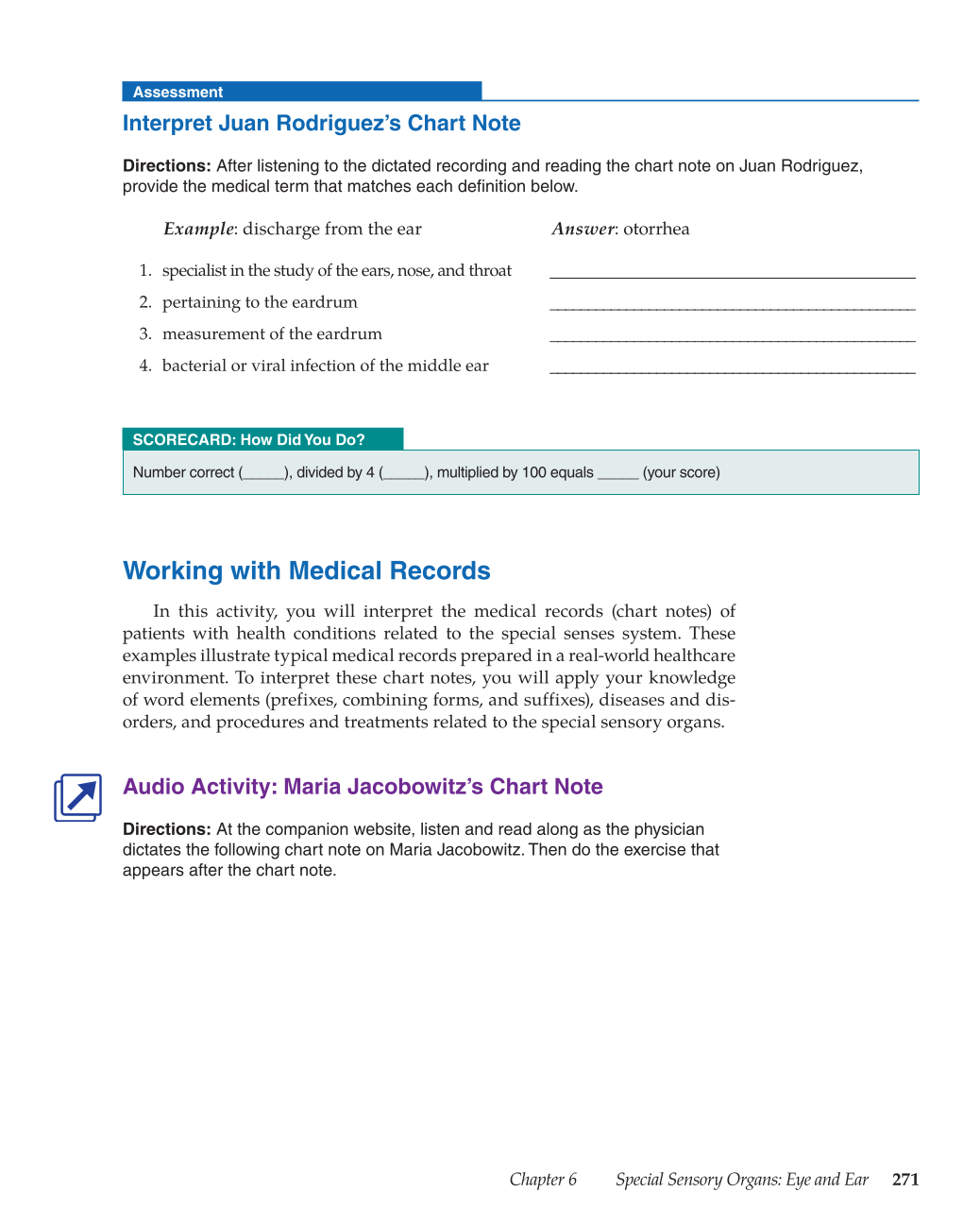 Medical Terminology: Mastering the Basics, 1st Edition page 271