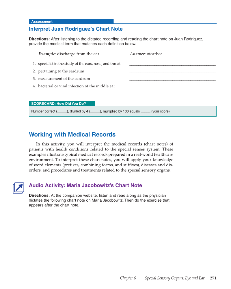 Medical Terminology: Mastering the Basics, 1st Edition page 271