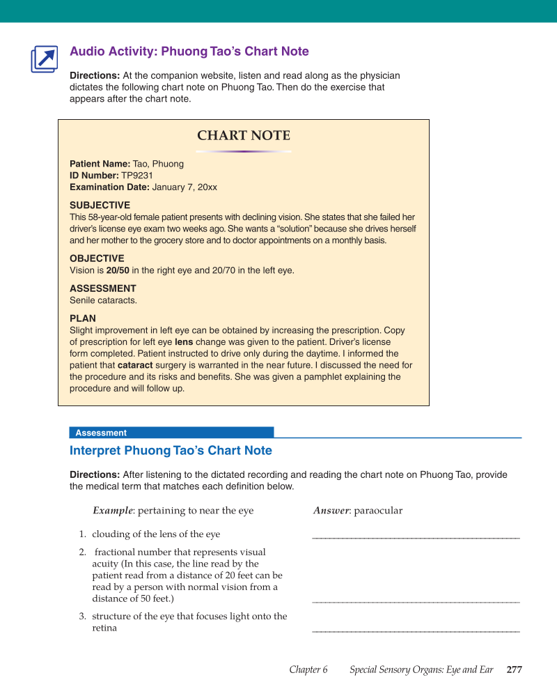Medical Terminology: Mastering the Basics, 1st Edition page 277