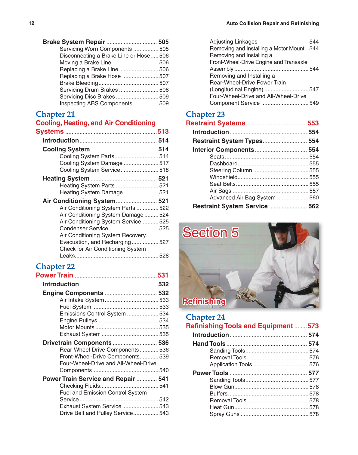 Auto Collision Repair and Refinishing, 1st Edition page 12