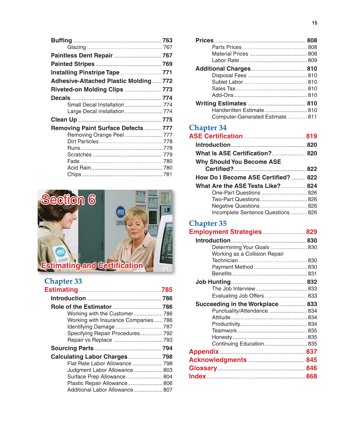 Auto Collision Repair and Refinishing, 1st Edition page 15