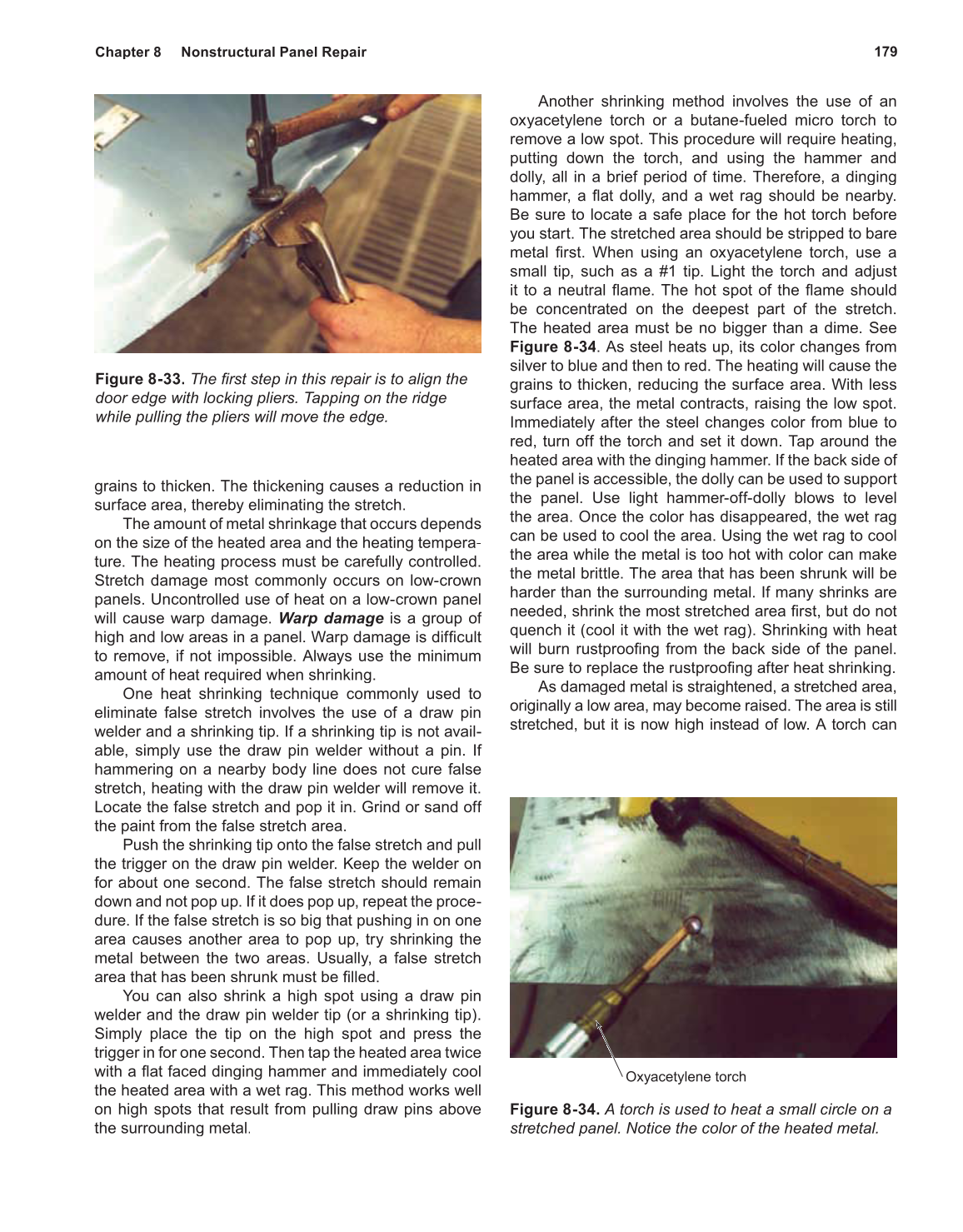 Auto Collision Repair and Refinishing, 1st Edition page 179