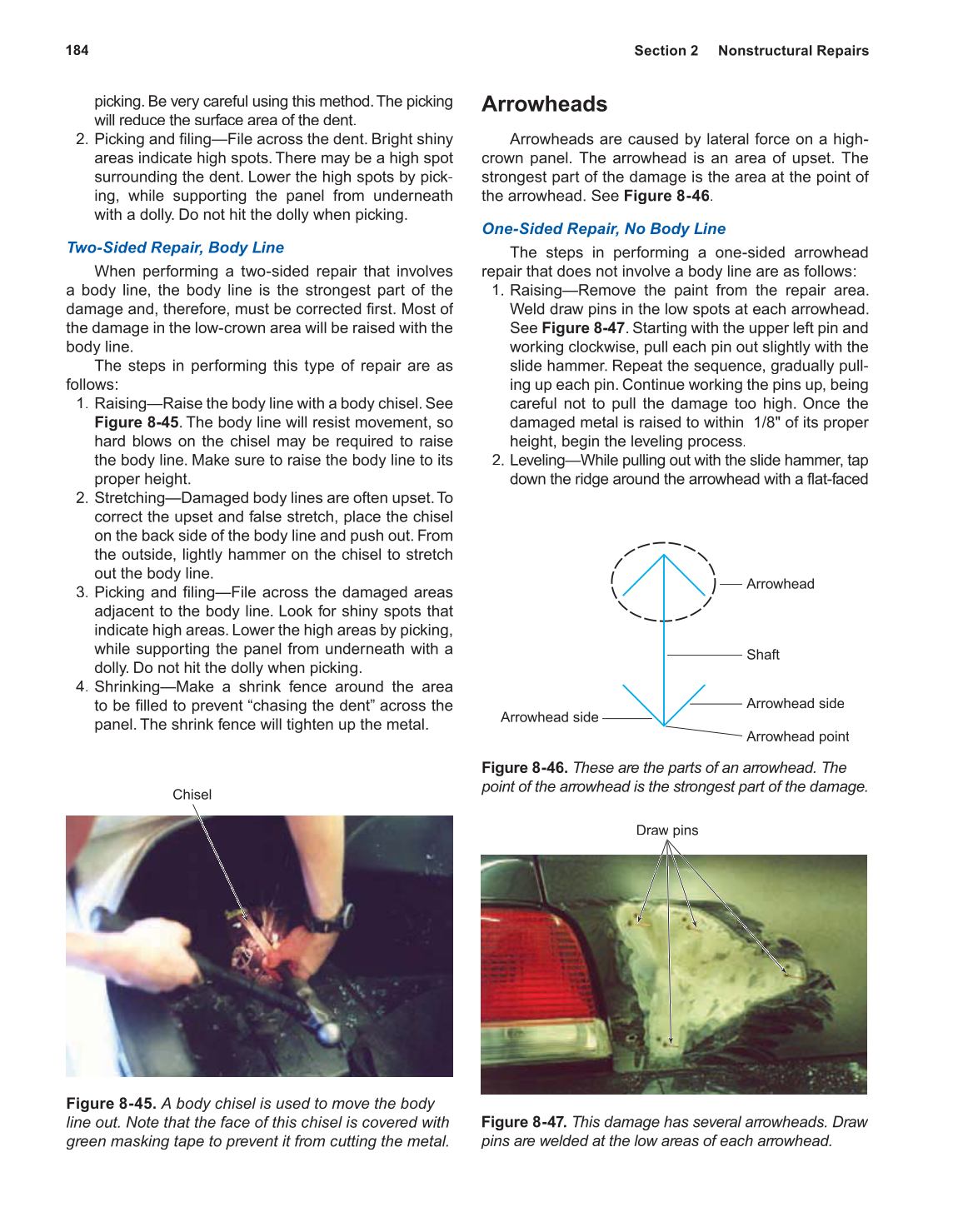 Auto Collision Repair and Refinishing, 1st Edition page 184