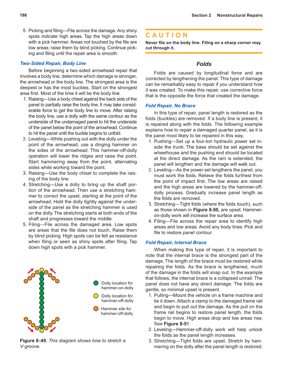 Auto Collision Repair and Refinishing, 1st Edition page 186