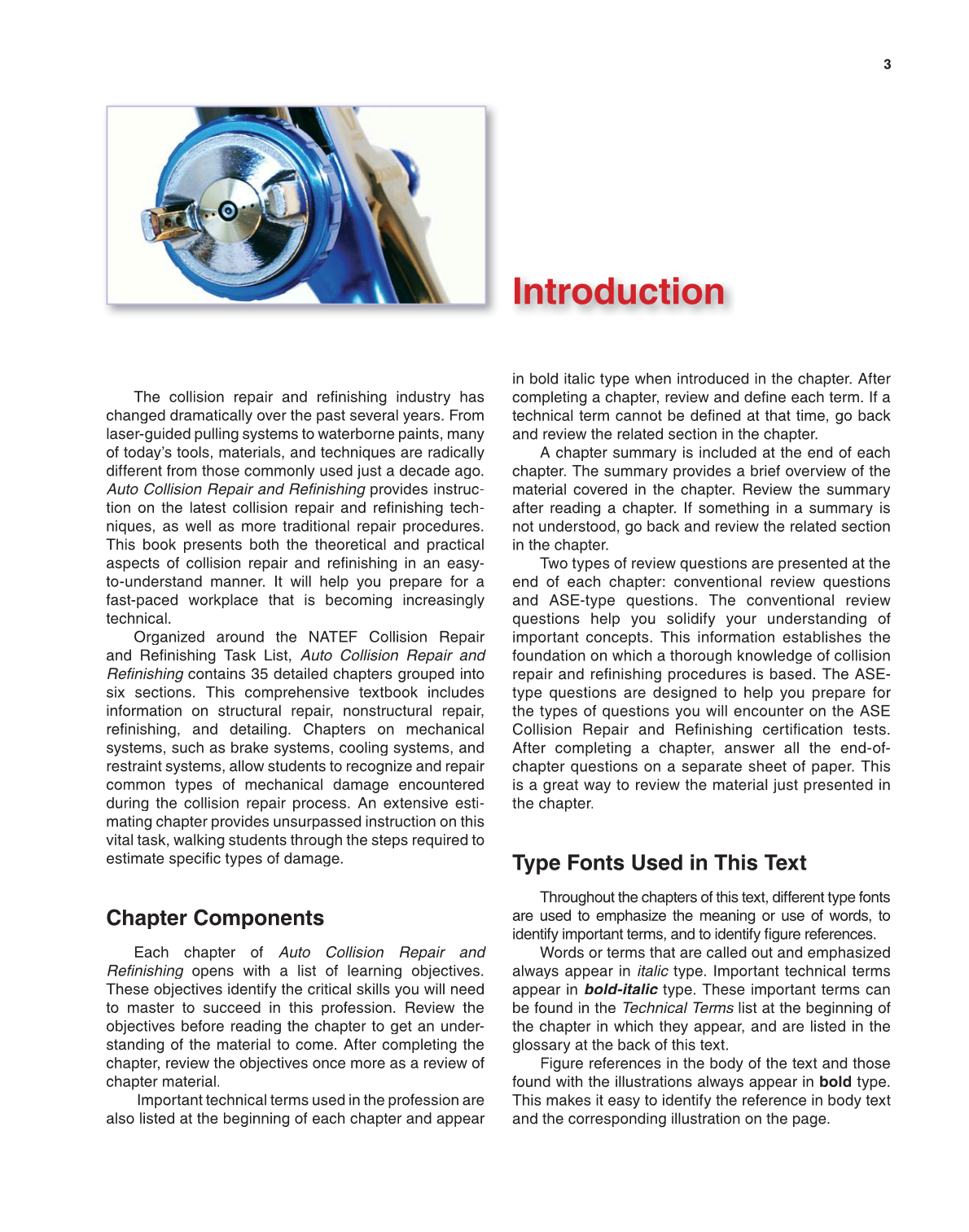 Auto Collision Repair and Refinishing, 1st Edition page 3